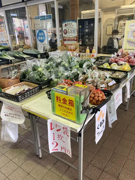 お金はセルフで入れる