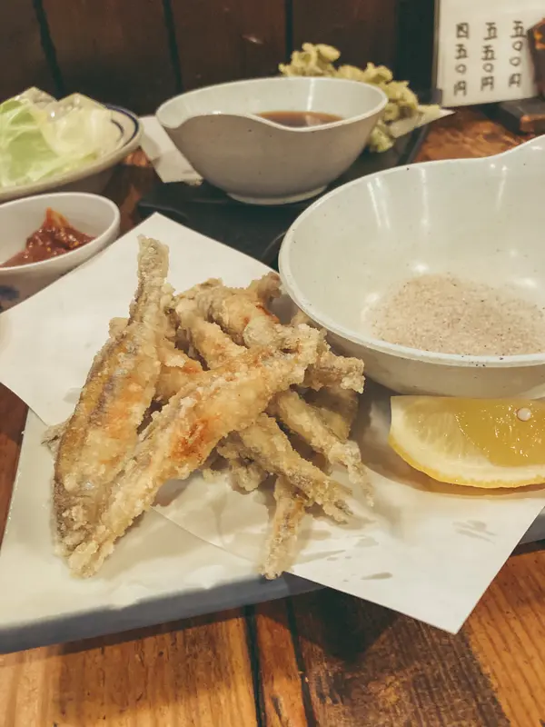 ワカサギの唐揚げ