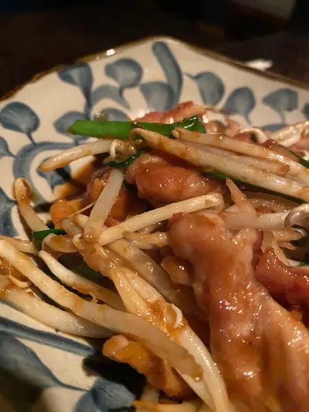 せせりと野菜炒め