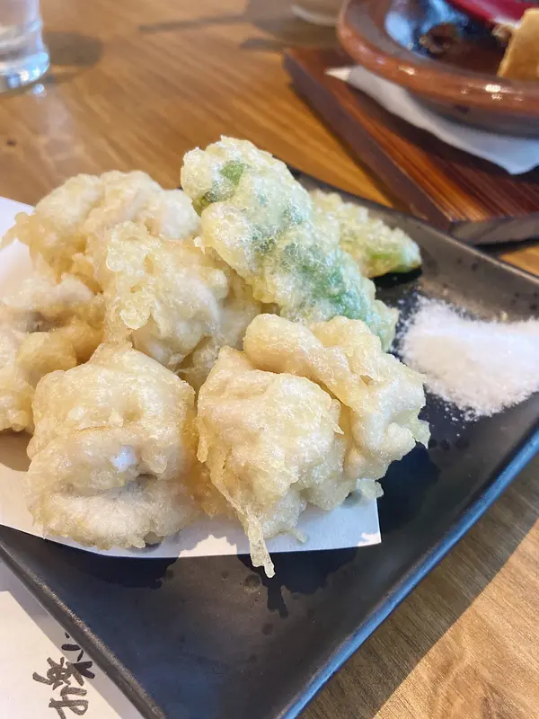 白子の天ぷら