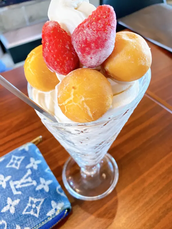 パフェは絶対食べてほしー