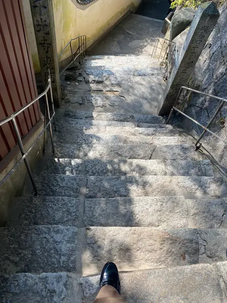 山を下りながら散策