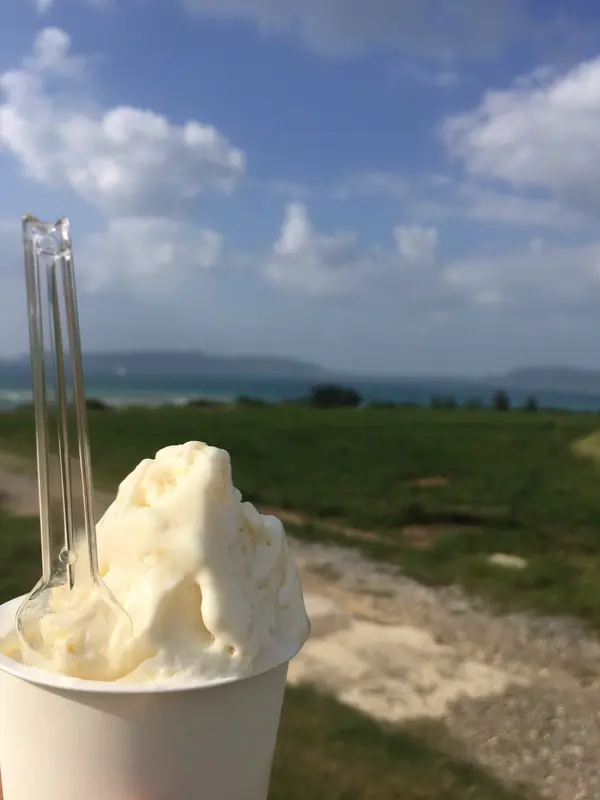 景色とジェラート♡