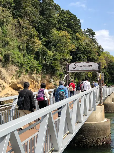 猿島桟橋に到着