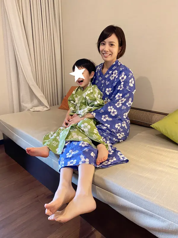 親子で浴衣