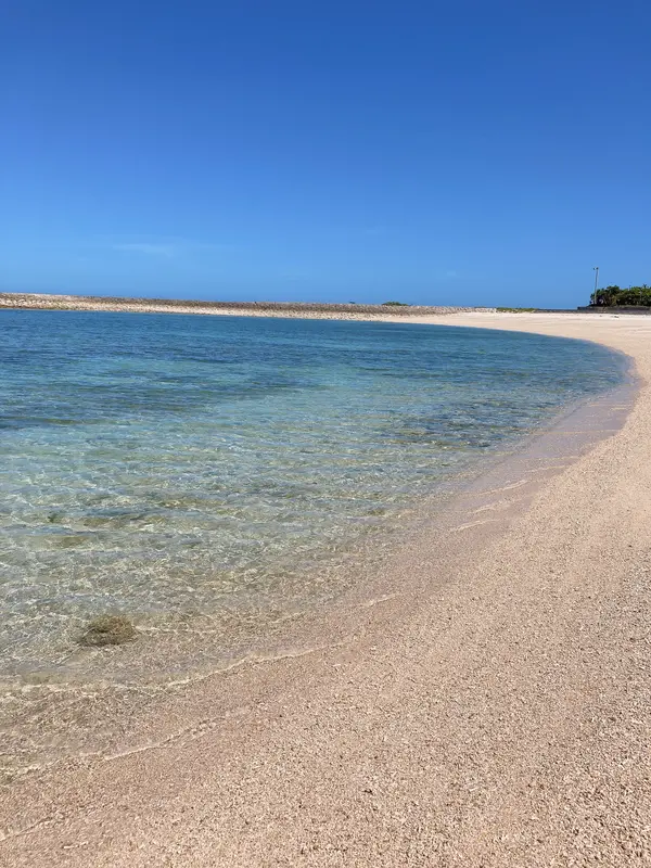 透明度の高いビーチ⛱