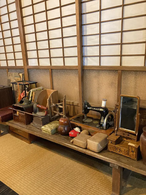 歴史感じる展示も。