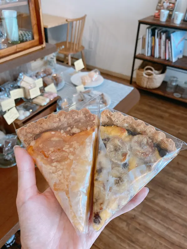 りんごとカスタードタルトにチョコバナナタルト🥧