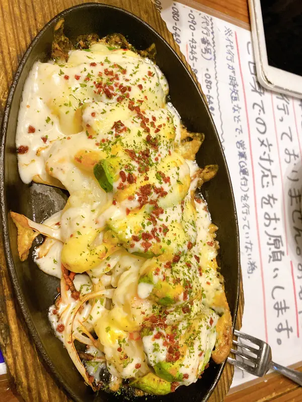 アボガドとポテトのチーズ焼き
