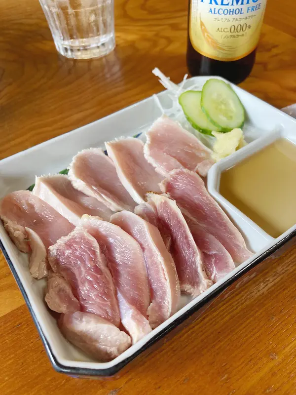 鳥刺し美味！