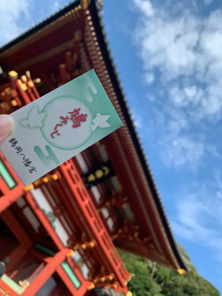 鶴岡八幡宮の鳩みくじ