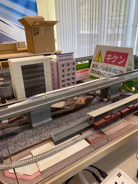 ミニジオラマの運転体験！