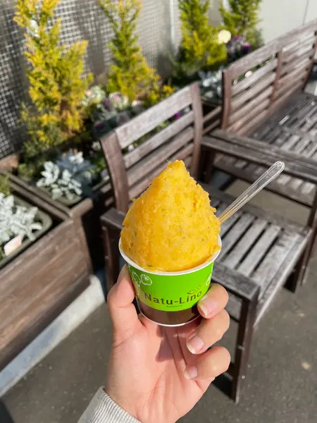 みかんとセリのジェラート