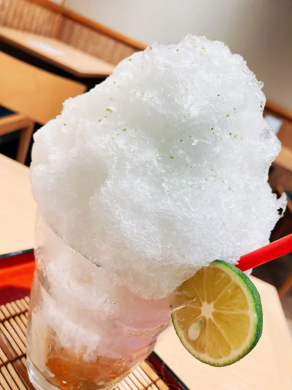 🍧「舞妓はんのお稽古がえりの氷～すだち～」