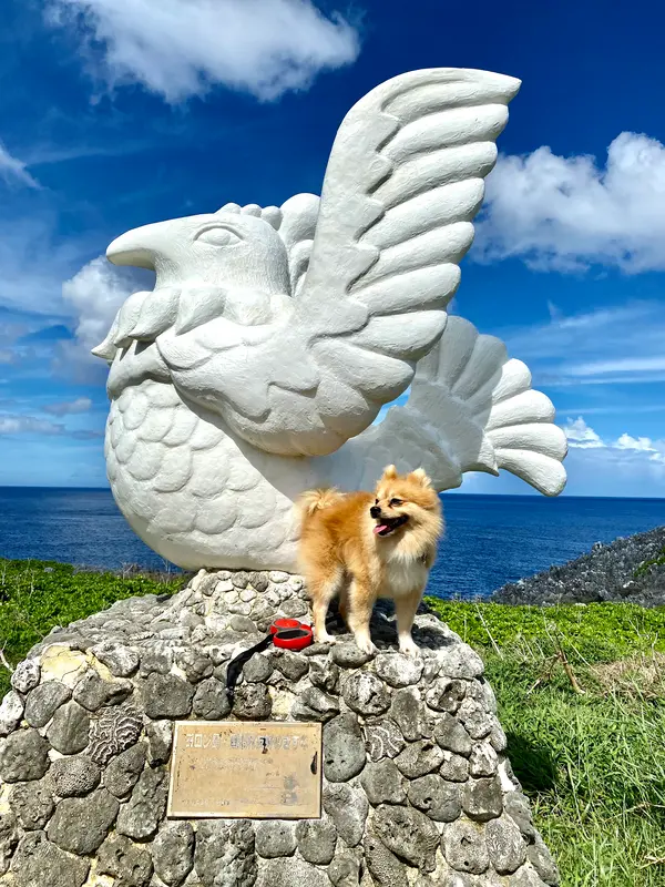 与論島が遠くに
