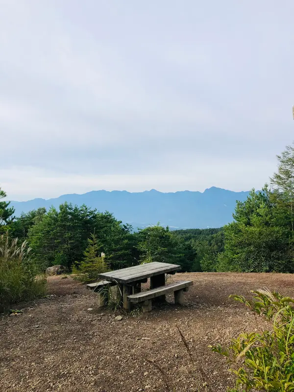 南アルプス⛰が見えますが