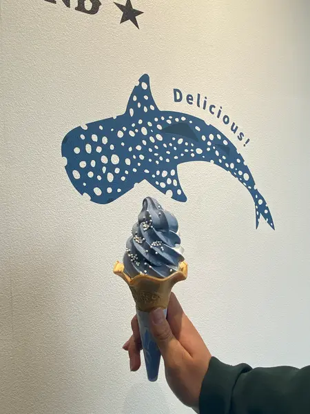 売店で可愛いソフトクリームも売っています