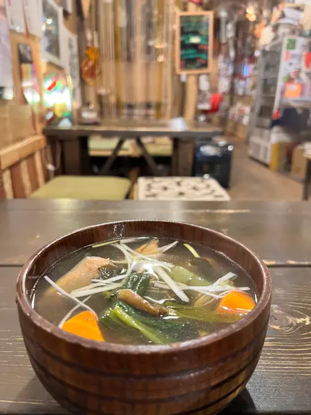 鮭のスープ