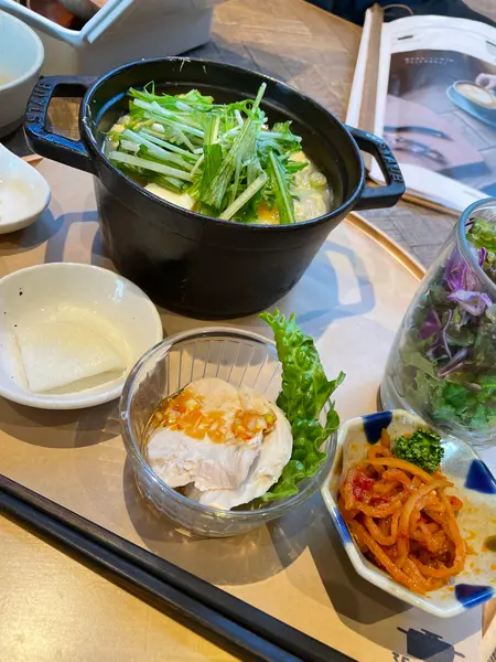 ゆで鶏の雑炊
