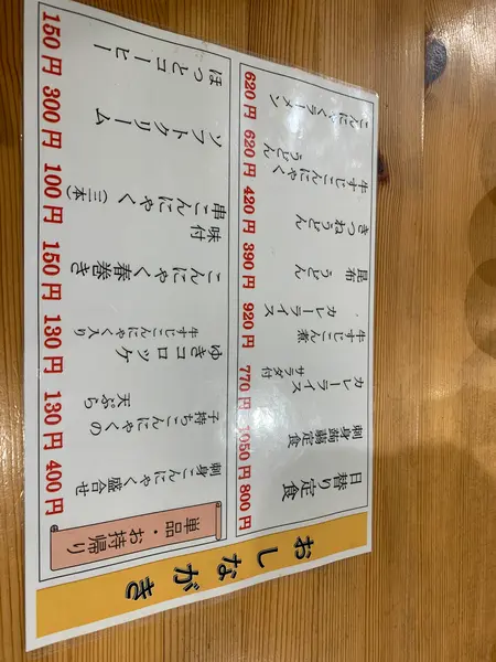 スポット内のおすすめ