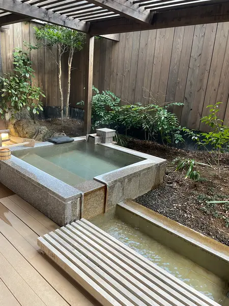足湯付きのお部屋