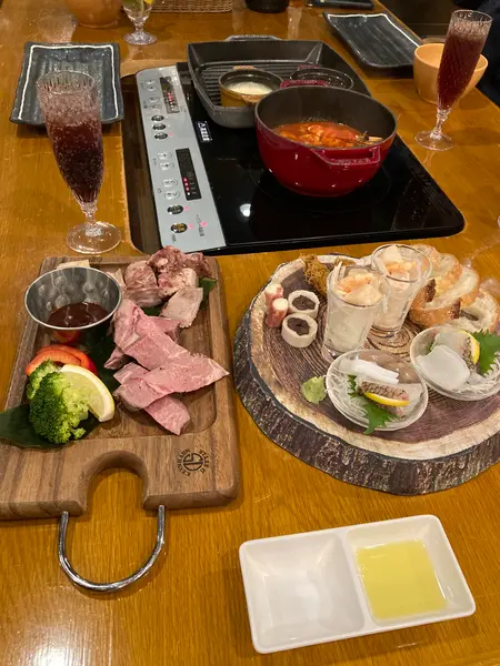 まるでキャンプディナー