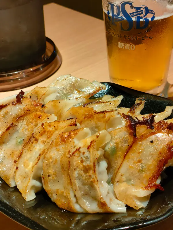 餃子といえばビール