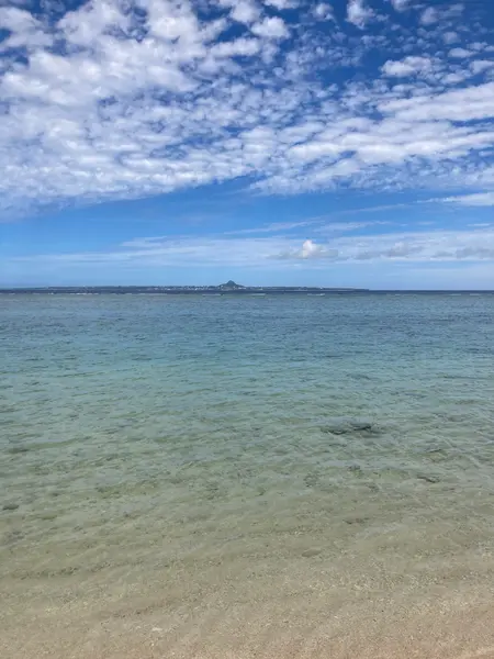 沖合の島も綺麗