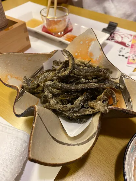 どじょうの唐揚げ‼️おいしい‼️