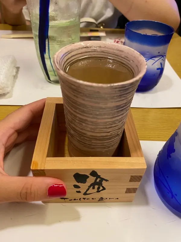 友達が頼んだ日本酒🍶