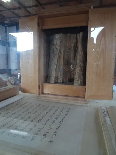 天守の展示