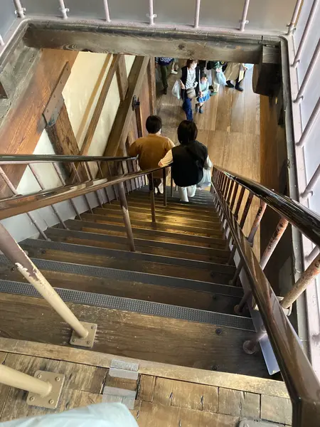 急な階段