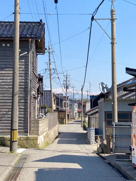 白山を望む