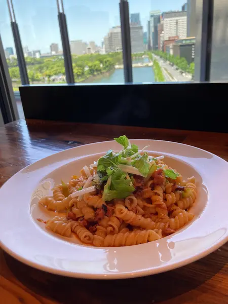 タコのラグーのショートパスタ