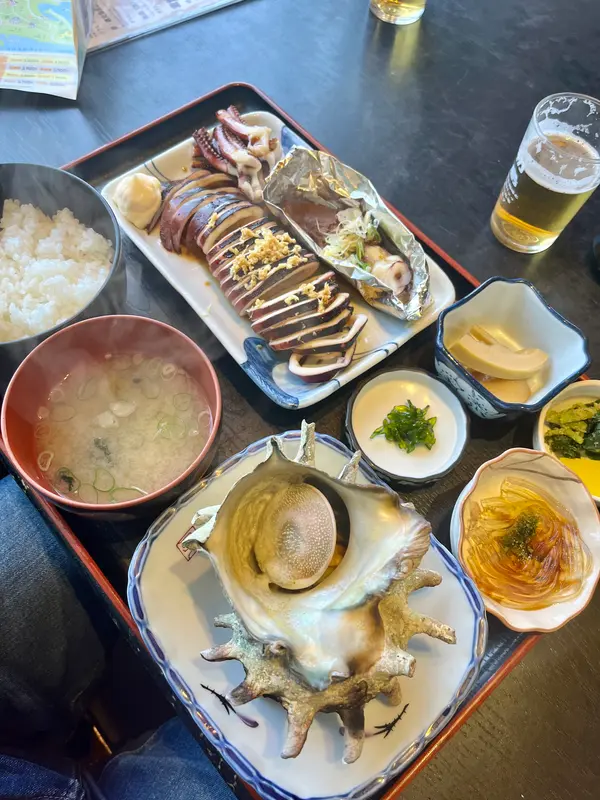 イカ焼き定食