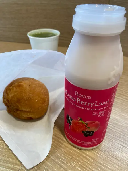 あげ芋と牧家ラッシー