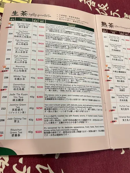 メニュー