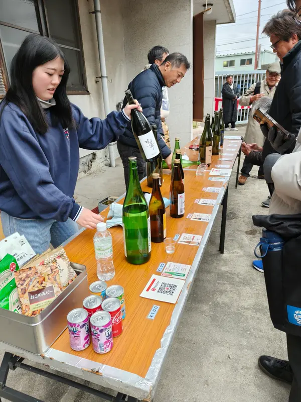試飲はその都度現金で