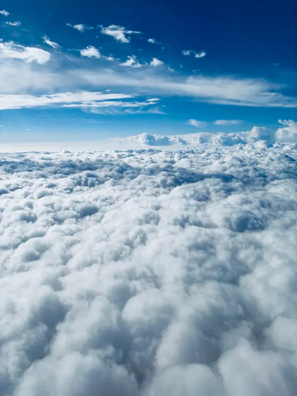 🩵ブルースカイ（高度28,000ft上空）