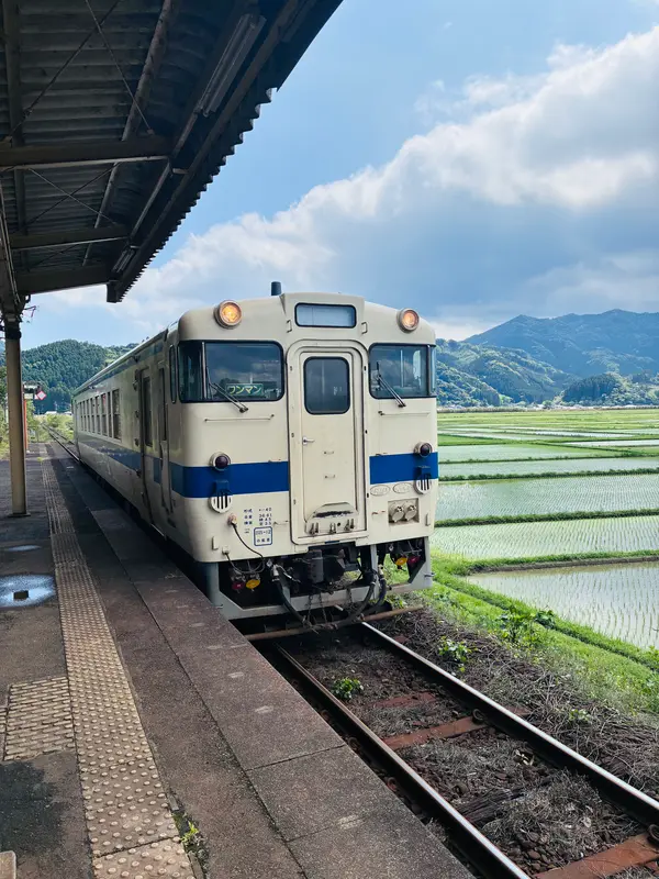 🚞JR日南線11.6㎞（運動公園14:11→14:29南宮崎14:34→14:37宮崎）¥340💳