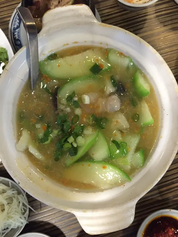 蟹味噌と冬瓜のナベ