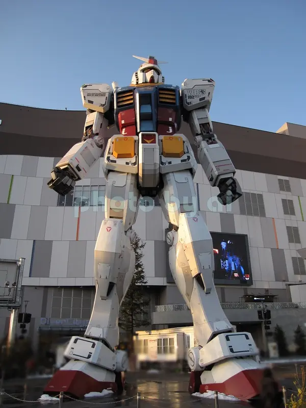 夕方のガンダム