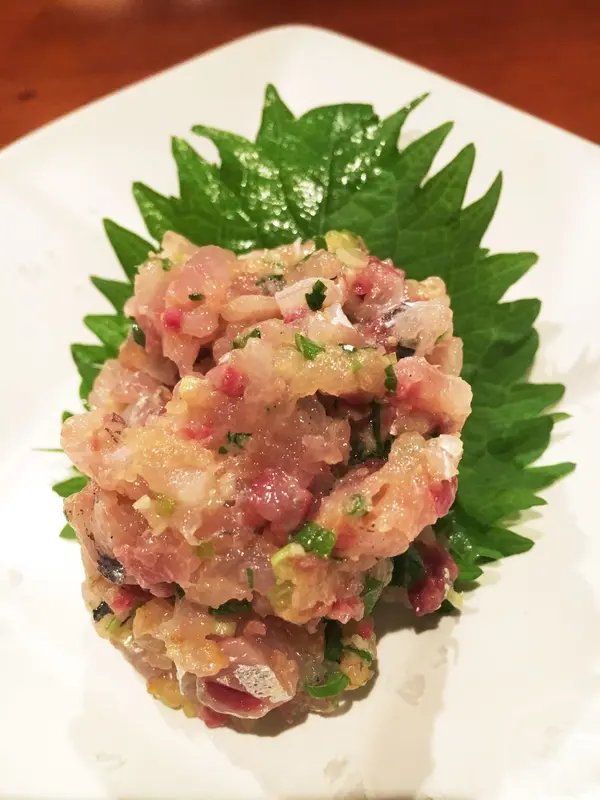 鯵のたたき