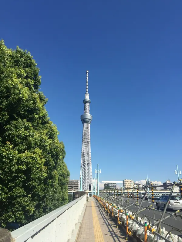 目の前にスカイツリー！！！