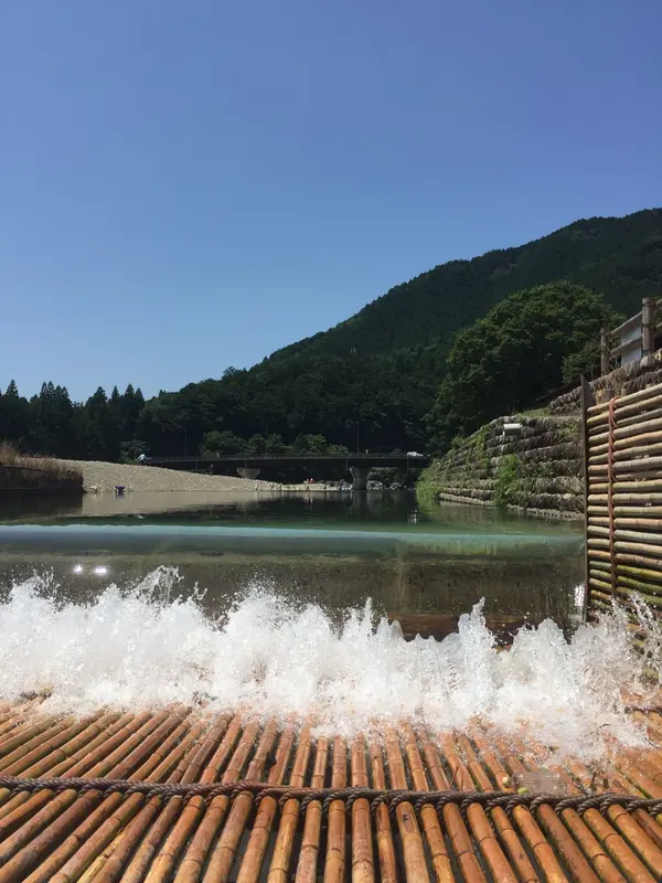 水の透明度に感動💓