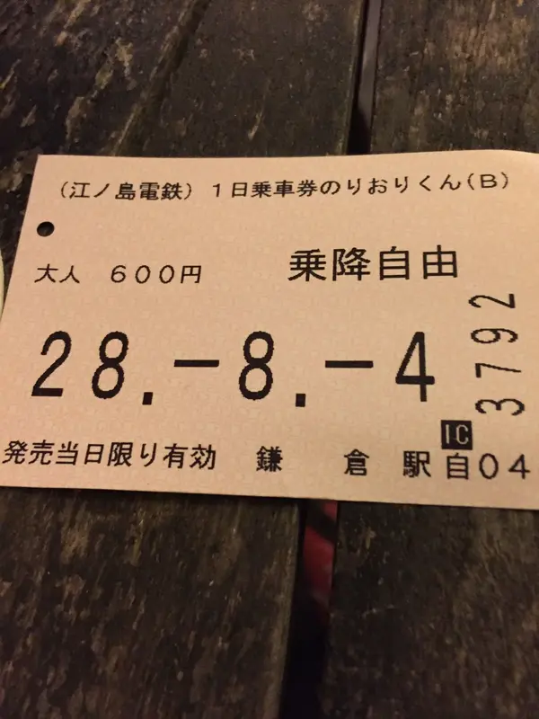 江ノ電フリーパス