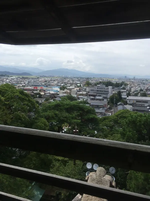 天守閣からの眺望