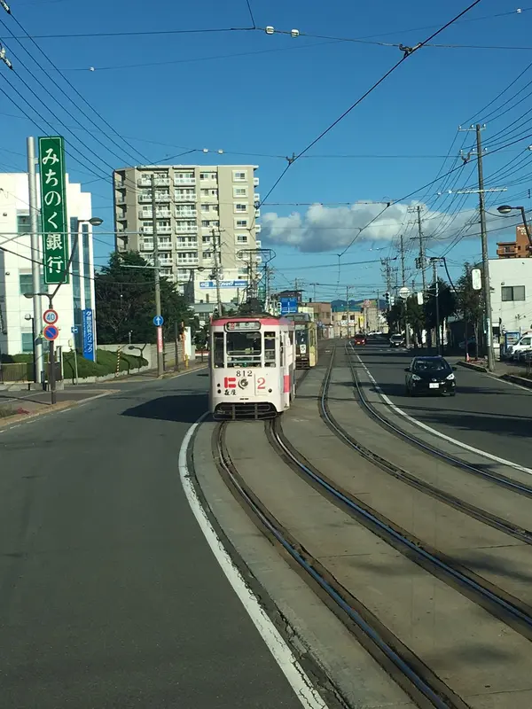 本当に路面を走る
