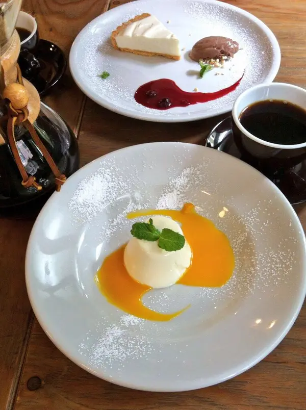 スイーツとコーヒー