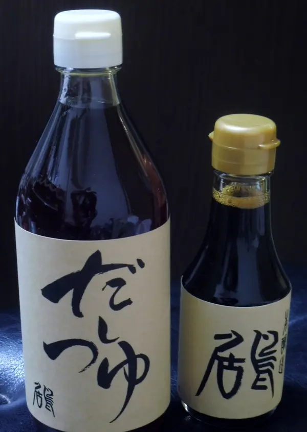 だしつゆとお醤油